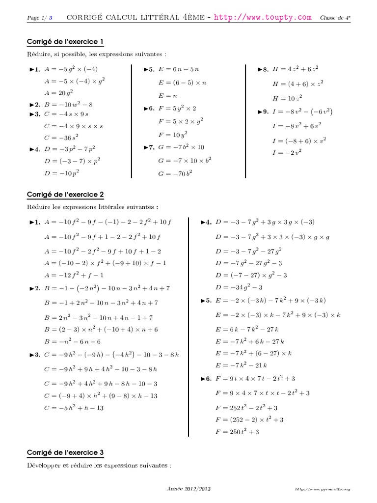 Exercices Math 3me Crs Par Pyromaths Un Logiciel Libre En Ubuntu En
