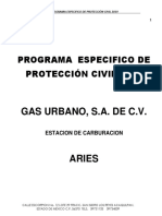 Programa de Protección Civil para estación de carburación