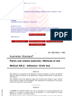 AS 1580.408.2-1993 Paints and Related Materials - Methods of Test - Adhesion - Knife Test
