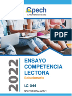 Ensayo Competencia Lectora: Solucionario