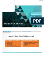 Agenda Training Online Fasilitator Inovasi