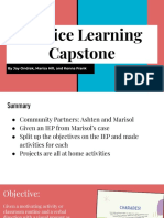 Service Learning Capstone