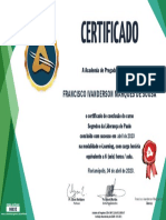 Certificado conclusão curso liderança Paulo