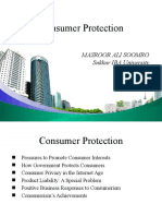 Consumer Protection: Masroor Ali Soomro Sukkur IBA University