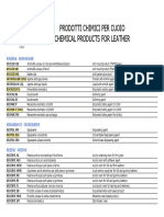 Prodotti Chimici Per Cuoio Chemical Products For Leather: Riviera - Beamhouse