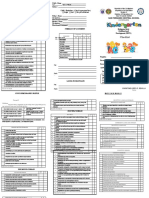 Checklist: Philippine Early Childhood and Development (PECD)