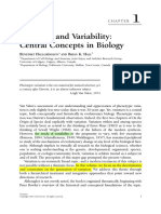 Variation and Variability: Central Concepts in Biology: B H B K. H