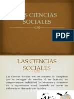 Las Ciencias Sociales