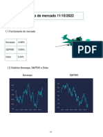 Relatório de Mercado 11/10/2022: 1 - Ações e Câmbio