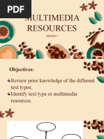 Types of Multimedia Resources Explained | PDF | Multimedia | Communication