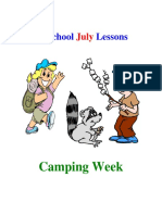 Pre School Camping Week