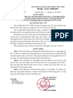 Số: /Qđ-Byt: Độc lập - Tự do - Hạnh phúc