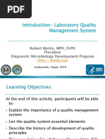 Introduction-Laboratory Quality Management System