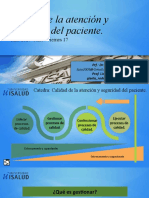 Calidad de La Atención y Seguridad Del Paciente.: Año 2020-Julio / Viernes 17