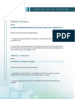 Objetivos Y Guía de Actividades: UNIDAD 2 - Semana 3