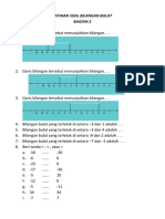 Latihan Soal Bilangan Bulat Bagian 2