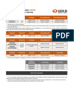 Calendario de Evaluaciones: ACI2227 Programación Aplicada