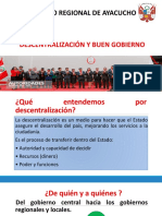 Gobierno Regional de Ayacucho promueve la descentralización