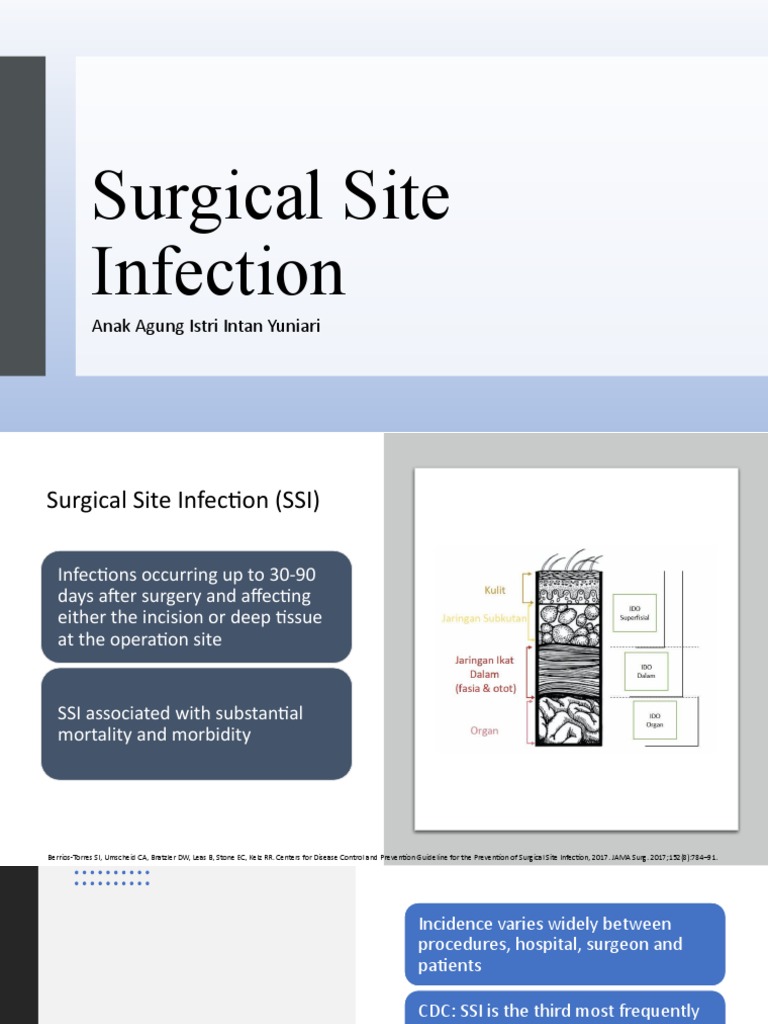 Surgical Site Infection: Prevention & Impact | PDF | Surgery | Infection