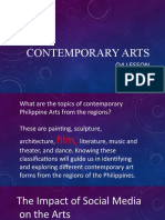 Contemporary Arts: Q4 Lesson