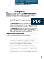 Divisiones Del Derecho Publico e Privado