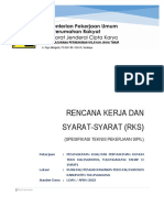 Rencana Kerja Dan Syarat-Syarat (RKS) : (Spesifikasi Teknis Pekerjaan Sipil)