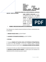 Demanda de filiación judicial y alimentos por menor