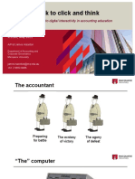 Chalk and Talk To Click and Think: The Promise of and Path To Digital Interactivity in Accounting Education