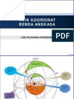 2. Titik Koordinat Benda Angkasa