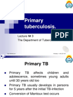 Primary Tuberculosis.: 3 The Department of Tuberculosis of KSMA