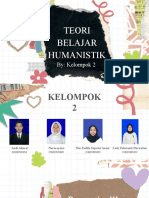 Teori Belajar Humanistik: By: Kelompok 2