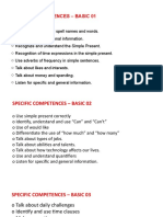 Specific Competences