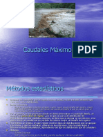 Caudales Maximoa Metodo Gumbel
