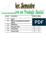 Horarios de Clase