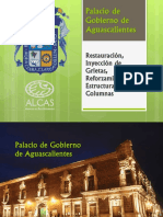 Reforzamiento Estructural de Columnas en Monumentos Historicos (Palacio de Gobierno de Aguascalientes)