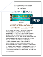 Electrón - H OUSE: Curso de Reparación de Televisores LCD, Led Y PDP