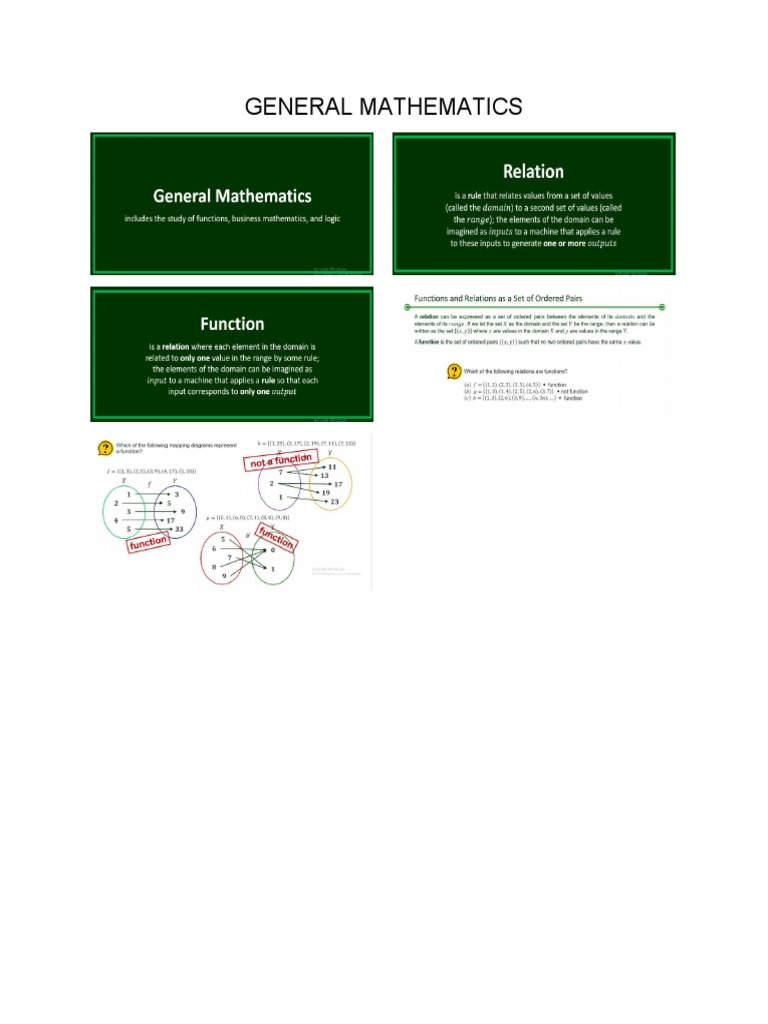 General mathematics pdf