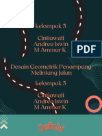 Desain Geometrik Penampang Melintang Jalan