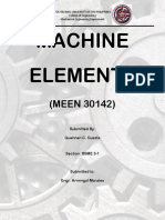 PUP Mechanical Engineering Quiz on Machine Elements Concepts