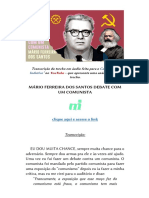 Transcrição Do Trecho; Debate Com Comunista - De Mário Ferreira Dos Santos