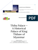 Thiba Palace - A Historical Palace of King Thibaw of Myanmar