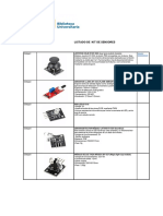 Listado Kit Sensores Arduino