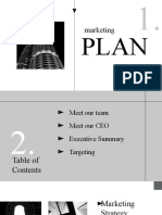 Marketing Plan Minimal Template Gray Variant