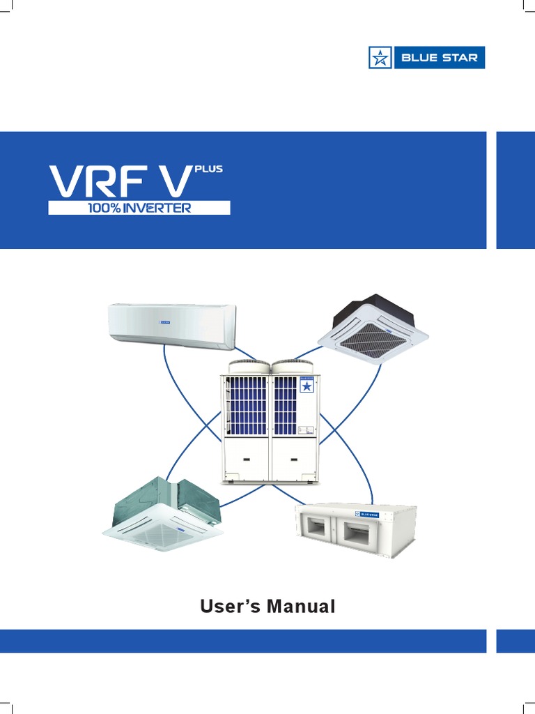 Blue Star VRF V Plus User Manual | PDF | Power Inverter | Power Supply