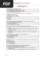 Conceptual Framework Practice Questions