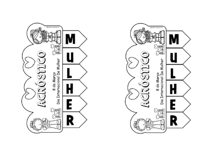 Acróstico Dia Da Mulher | PDF