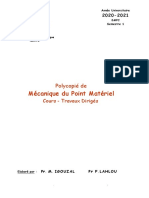 Polycopié Méca Point-SMPC S1-2020-2021