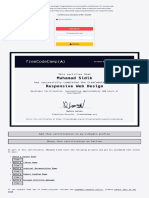 Muhamad Sidik Responsive Web Design: This Certifies That