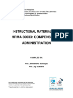 IM HRM 30033 Compensation Administration 1