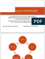 PEMASARAN STRATEGIK - TUGAS KELOMPOK KE 3 Niken Dan Wulang